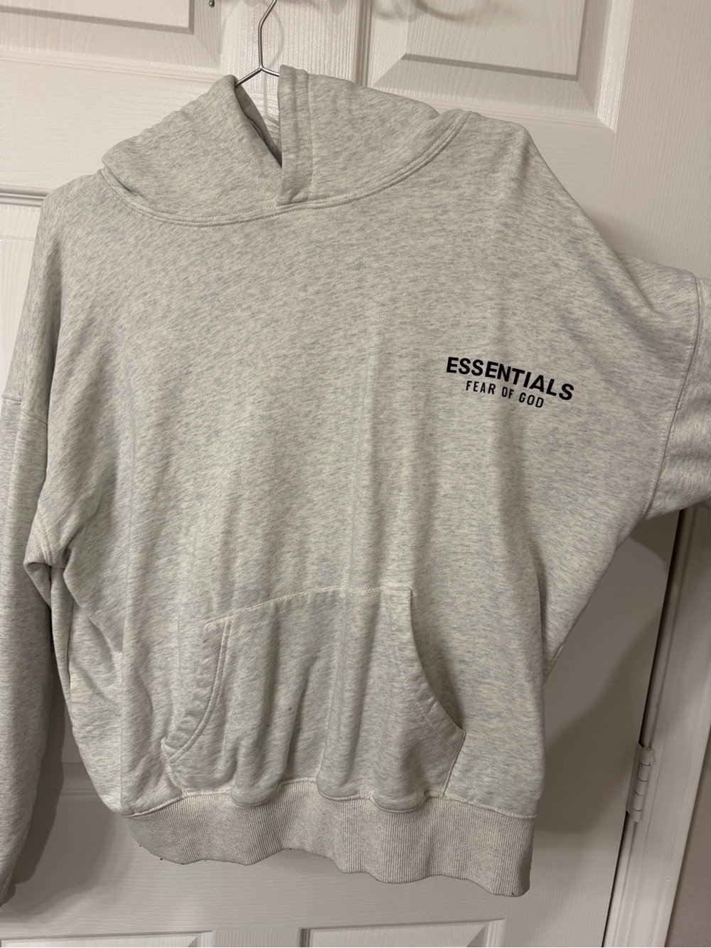 Fear of God Essentials Men's Light Gray Hoodie Sweatshirt W/Pants